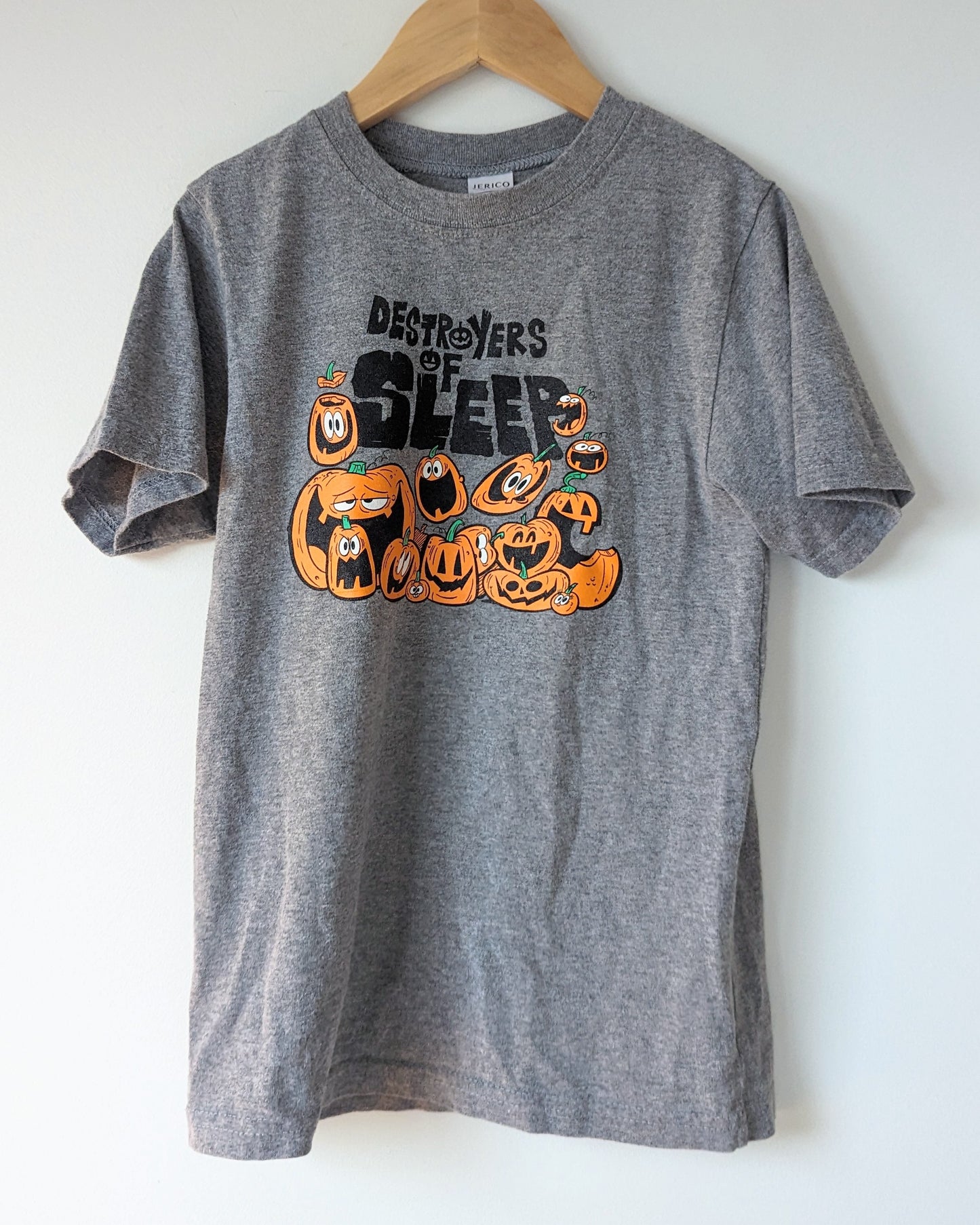 Destroyers of Sleep Pumpkin T-Shirt • 8-9Y