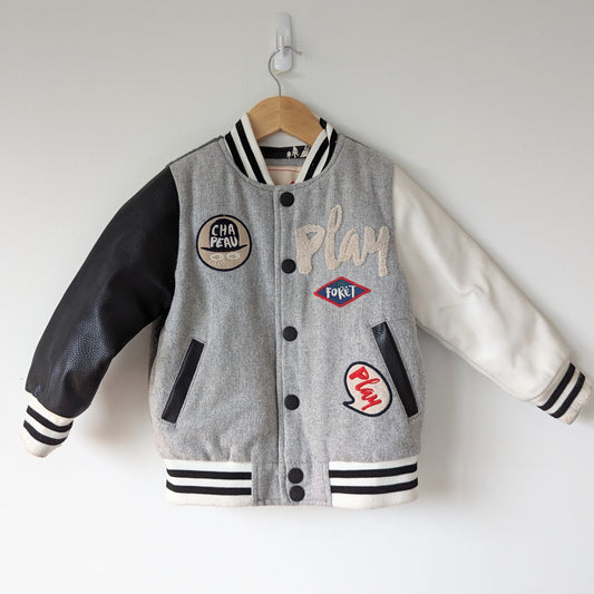 Bebe De Pino Wool Varsity Jacket • 3/4T