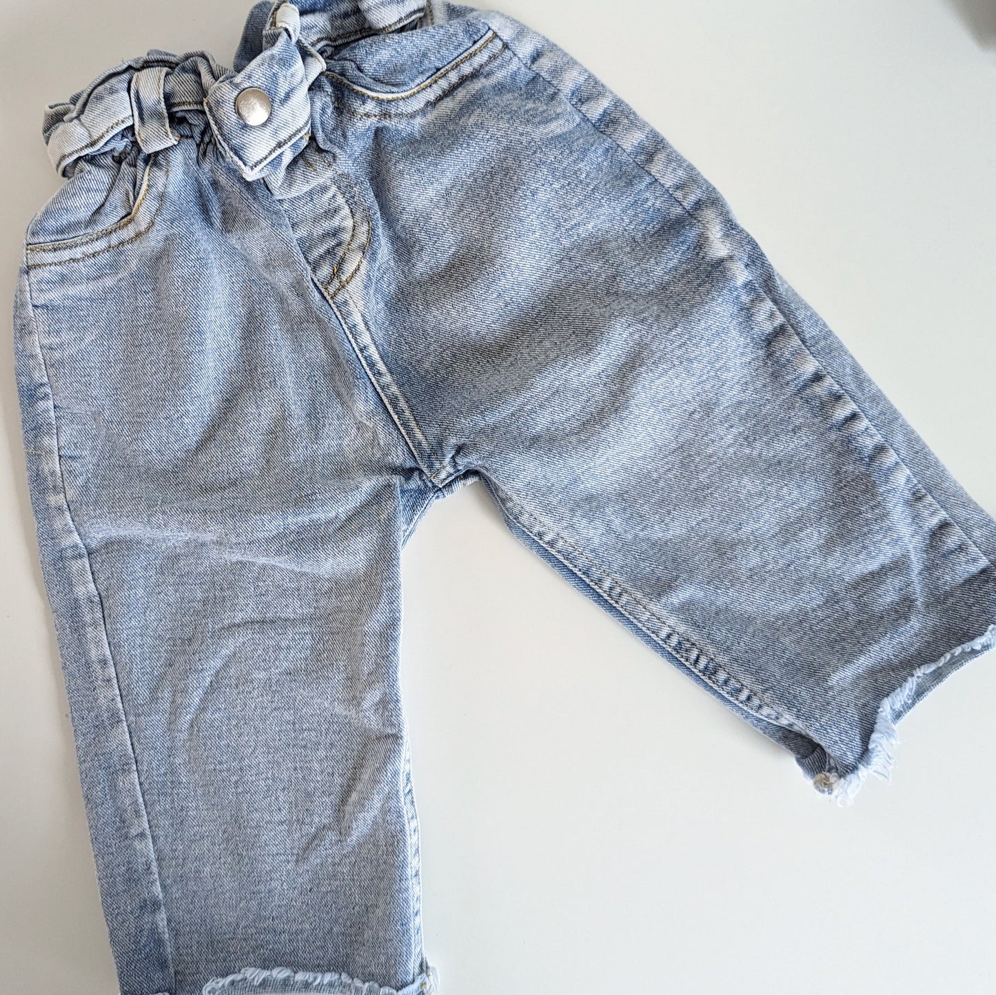 Paperbag Waist Jeans • 12-18 months