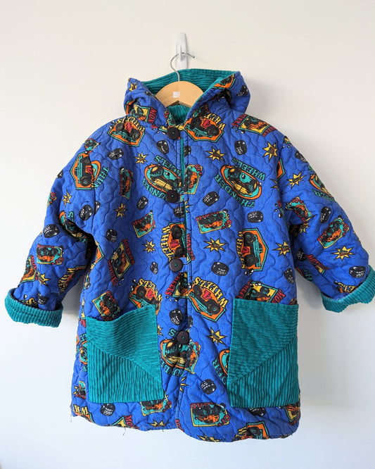 Reversible Quilted Corduroy Jacket • 5T