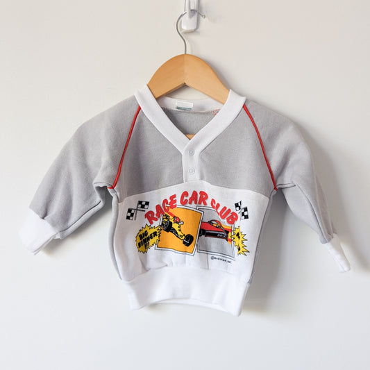 Vintage Race Car Club Sweatshirt • 6-12 months