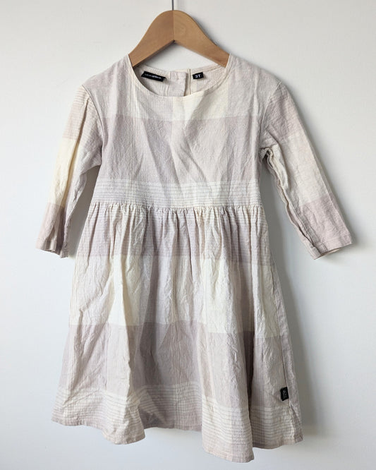 Vonbon Plaid Dress • 3T