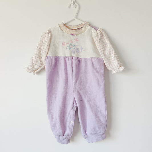 Vintage Born in the USA Romper • 6-12 months
