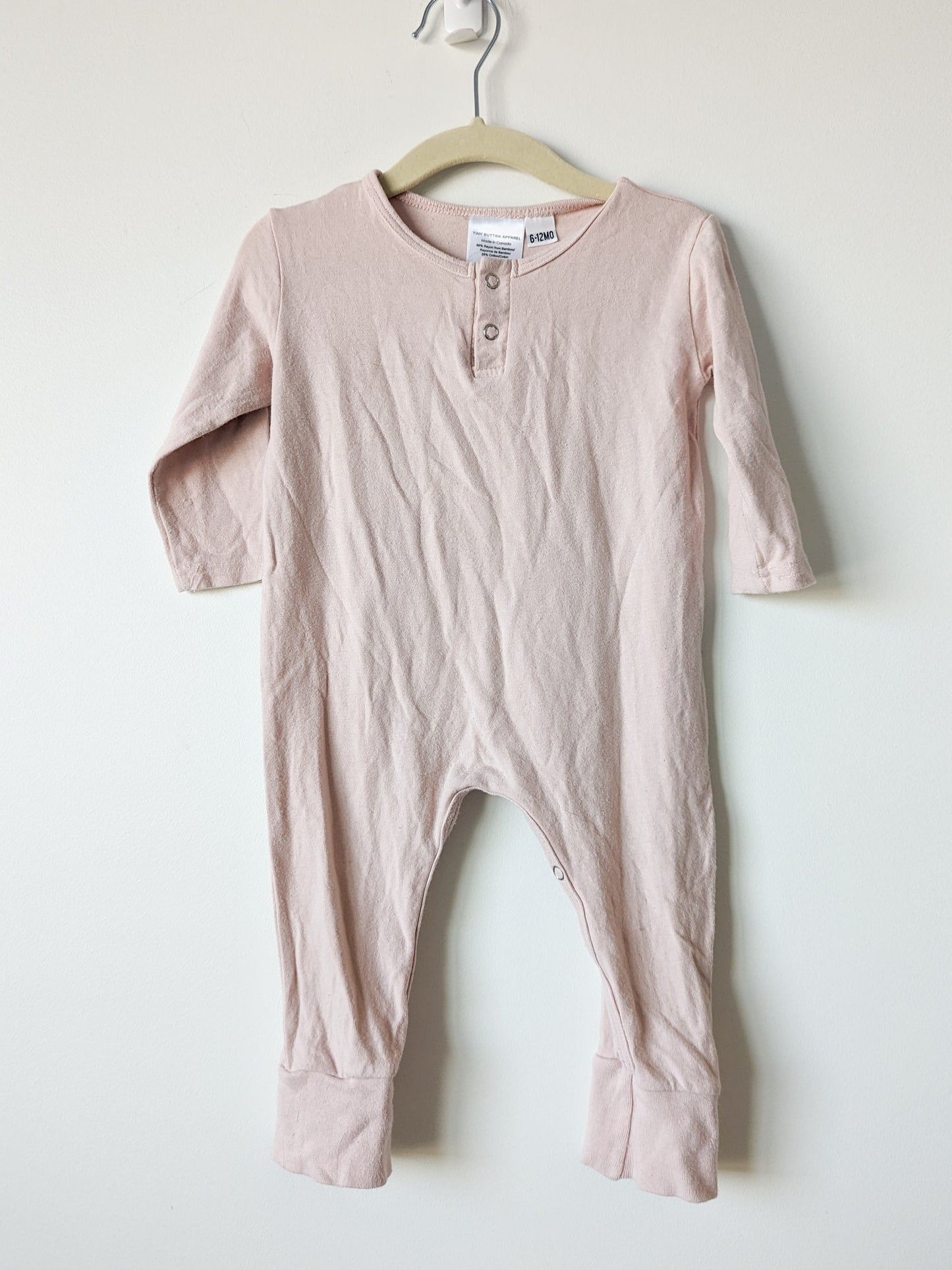 Tiny Button Apparel Romper • 6-12 months